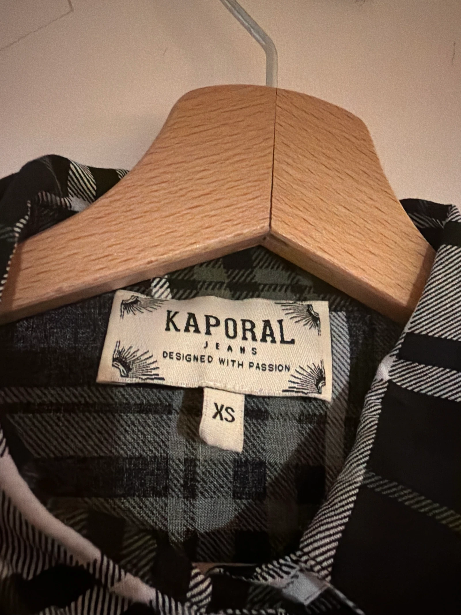 Blusa leñador verde negro Kaporal XS en muy buen estado – photo 2